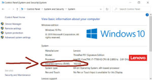 Where to Check RAM in Windows 10